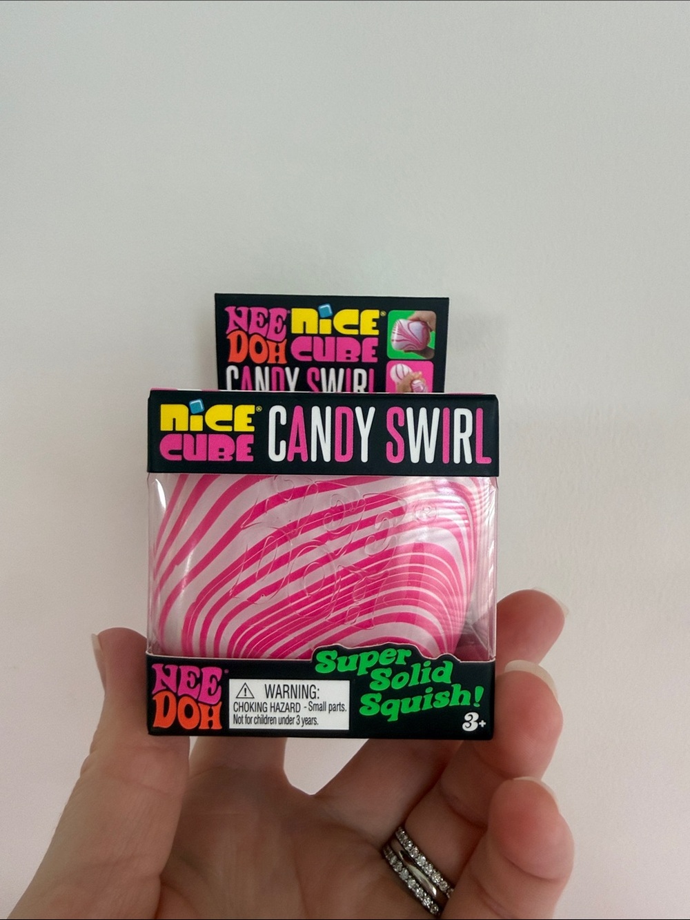 NeeDoh Nice Cube Candy Swirl